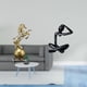 thumbnail image 2 of Figura decorativa de resina con forma de caballo pensador, adorno artesanal abstracto, coleccionable, moderna, escultura, centro de mesa, estante, sal, 2 of 8
