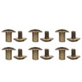 thumbnail image 2 of Metal Nail Rivet Studs,200 Sets Book Binding Binding Screws Assorted Kit Book Binding Screw Seamless Integration, 2 of 5