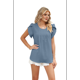 thumbnail image 1 of Camisa de de Corta Azul Grisácea XXL, 1 of 9