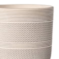thumbnail image 3 of Maceta De Cerámica Better Homes & Gardens Estilo Acanalado Color Blanco, 3 of 4
