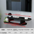 thumbnail image 3 of BiJun Floating TV Stand Wall Mounted for TVs up to 55”(Black), 3 of 6