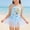 Blue, variant on WOXIHUAN Girls One Piece Swimsuit Colorful Mermaid Bathing Suits Cute Kids Princess Beach Swimwear for 2-8 Years Blue 5-6 Years
