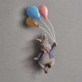 thumbnail image 3 of Globo animales escultura colgante de pared resina estatua figurita hogar Conejo Sunnimix Escultura para colgar en la pared, 3 of 7