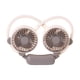 thumbnail image 5 of Ventilador portátil de cuello y manos libres, silencioso, con 2 velocidades ajustables. Blanco, 5 of 7