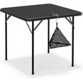 thumbnail image 2 of Piece Folding Card Table Square and Chairs Set   Legs &; Portable for Indoor/Outdoor  Picnic   &; Dark Grey, 2 of 5