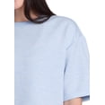 thumbnail image 3 of RBX Active Women's Super Soft Luxe Athleisure Fabric Oversized Short Sleeve T-Shirt, 3 of 5
