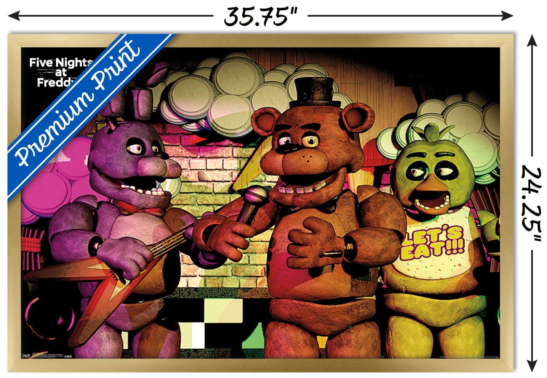 Five Nights at Freddy's - Survived Poster Mount Bundle, Size: 22.375 inch x  34 inch, Multicolor