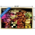 thumbnail image 3 of Five Nights at Freddy's - Band Wall Poster, 22.375" x 34", Framed, 3 of 3