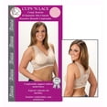 thumbnail image 4 of Braza Women's Cups 'N Lace - Braletta  Wirefree Women Lace Bra - Large-Beige, 4 of 4