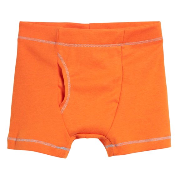 Boys Soft Cotton Boxer Brief | Orange