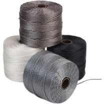 The Beadsmith S-Lon Bead Cord – .5 mm Nylon Cord, 12-Pack, Basic Mix, TEX210, 77 Yards