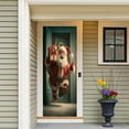 thumbnail image 1 of Holiday Party Santa Door Cover Decorative Tapestry for Festive and Entryway Styling, 1 of 5