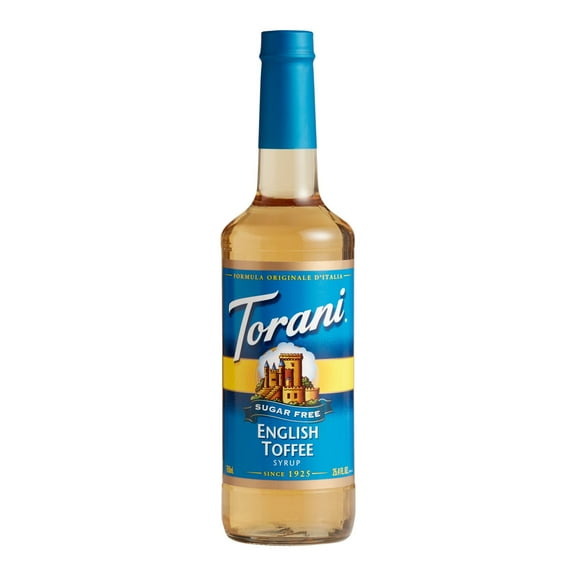 Torani Sugar Free English Toffee Syrup 750ml Pack of 2