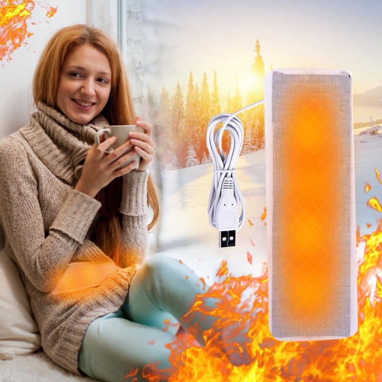 Carbon Fibre Electric Heater Heater USB White Line1.5m For Men And Women  Warm Winter Cold Weather Hunting Skiing Walking Cycling Winter - Walmart.com