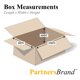thumbnail image 2 of Partners Brand Cajas De Cartón Corrugado Pequeñas De 8X5X4, 8 De Largo X 5 De Ancho X 4 De Alto, Paquete De 25 | Caja De Almacenamiento Móvil De Embalaje De Envío Para Cajas A Granel Al Por Mayor Fuer, 2 of 5