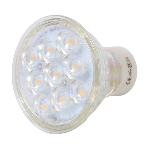 GU10 3W 220-240V SMD2835 LED Spotlight Bulb with 9 Beads, Warm White (1 Piece)
