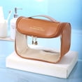 thumbnail image 3 of Necvior Portable Travel Wash Bag with Zipper Transparent Storage Bath Supplies, 3 of 18