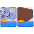 thumbnail image 1 of Wedge Pillow Soft with Washable Cover Leg Bolster for Back Elevation Sleeping brown leather, 1 of 8