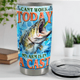 thumbnail image 4 of SANDJEST Fishing Tumbler Cup 20oz Fisherman Gift for Men Stainless Steel Insulated Tumblers Coffee Travel Mug Fishermen Stuff Gifts for Birthday Christmas, 4 of 5