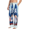 thumbnail image 2 of Balery Men'S Cute Gnomes In Usa Pants,Sleepwear Pants,Pajama Pants,Pj Bottoms Drawstring And Pockets-Small, 2 of 9