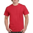 thumbnail image 3 of Gildan mens Heavy Cotton T-shirt, Style G5000, Multipack Shirt, Red (2-pack), X-Large US, 3 of 3