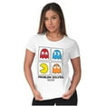 thumbnail image 4 of Problem Solved Pacman Women's T Shirt Ladies Tee Brisco Brands S, 4 of 5