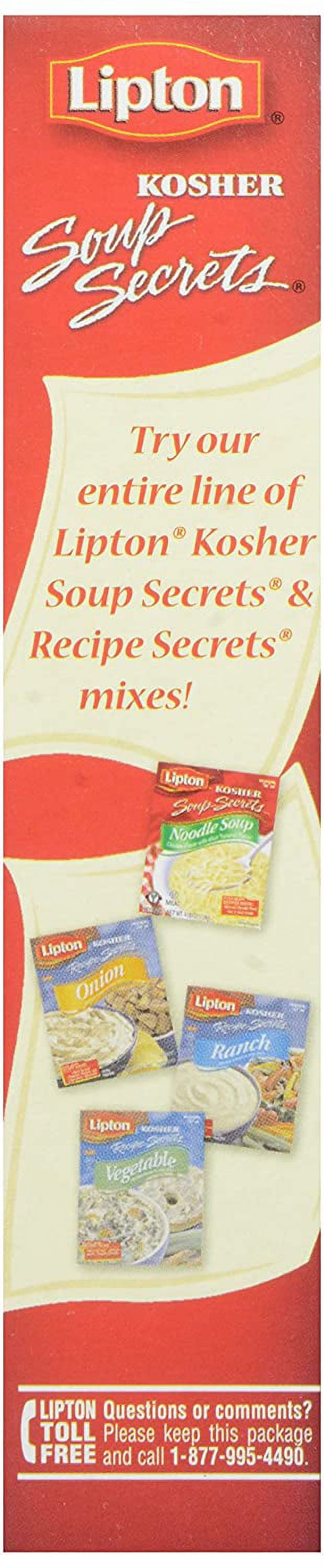 (2 pack) Lipton Kosher Soup Secrets Matzo Ball Soup Mix, 4.3oz