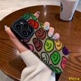 thumbnail image 4 of Funda A Prueba De Golpes De Cartoon Monster University Compatible Con iPhone 7Plus XR 11 Pro Max X 7 8 Plus XS 11 13 14 12 Little De Silicona De Textura De Cuero De Lujo, 4 of 4
