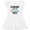 AA-White, variant on Inktastic Easter Hanging with My Peeps Pastel Bunnies Girls Baby Dress