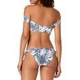 thumbnail image 2 of Studio Anne Cole Smocked Off The Shoulder Bikini Top, 2 of 3
