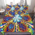 thumbnail image 1 of HAHDAXIA Pattern Bedding Solid Comforter Set for All Seasons 3 Pieces(1 Comforter+2 Pillowcases) Soft Microfiber Bedding Set Full(79"x90"), 1 of 7