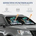 thumbnail image 4 of Balery Hungry Tyrannosaurus Sun Shield 2 Pack For Car Front Windows Foldable Sun Visor Protector Blocks Max Uv Rays And Keeps Your Vehicle Cool For Most Sedans Suv Truck, 4 of 7