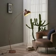 thumbnail image 2 of Curved Arco Floor Lamp LED Gold Shade Teamson Home  Modern Lighting VN-L00025, 2 of 5