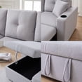 thumbnail image 4 of Sofá CAMA CON ALMACENAMIENTO GRIS claro Easy Living, 4 of 7