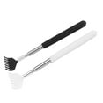 thumbnail image 4 of Manual Back Scratcher, Black And White Back Scratcher Safe Stainless Steel Humanized With Retractable Design For Old Man For Massage, 4 of 8