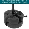 Outdoor Canopy Weights Set of 4, Tent Shade Canopy Water Fillable