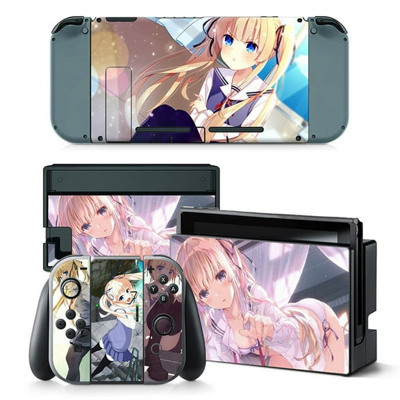KIPLINK Nintendo Switch Skin Decal – Full Body Vinyl Cover, Anti-Scratch, Bubble-Free Installation, Custom Gaming & Anime Designs