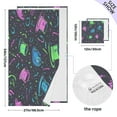 thumbnail image 3 of Colorful Party Theme Pattern 2 Piece Cotton Bath and Face Towel Set Soft and Absorbent, for Beach Pool Bathroom, 3 of 7