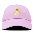 thumbnail image 5 of DALIX Youth Cute Teddy Bear Hat Cotton Baseball Cap in Pink, 5 of 7