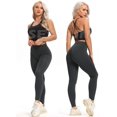 thumbnail image 2 of Collants de Sport pour Femmes Leggings de Compression Froncés Pantalons de Yoga d'Entraînement, 2 of 7