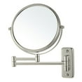 thumbnail image 3 of Nameeks Nameeks AR7719-CR-3x Glimmer 8" Diameter Modern Circular Framed Makeup Wall Mirror, 3 of 3