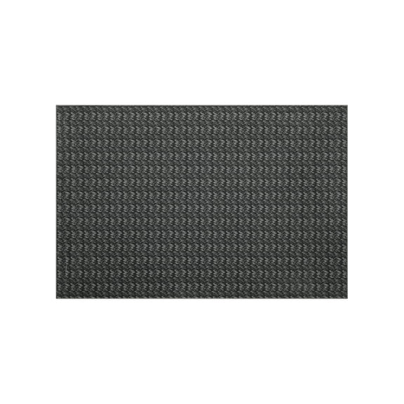 Braided Print Area Rug – Washable Living Room Rug, Soft Low Pile Non-Slip Non-Shedding Accent Carpet for Bedroom Home Office Dining Room Playroom