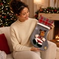thumbnail image 4 of Oversized Plush Doll Christmas Stocking Gift Bag, Large Capacity Candy Treat Sack with Hanging Loop for Fireplace Mantel, Christmas Tree, Doorway and Holiday Party Display, Soft Plush Home Decor, 4 of 7