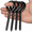 Black, variant on BRIARY - 4 Pack Eye Bolts Screw in Hooks for Hanging Tie-Downs,5 Inch Heavy Duty Large Screw in Eye Hooks, Eye Hammock Stand Hooks Screw, Heavy Indoor & Outdoor Uses,Black