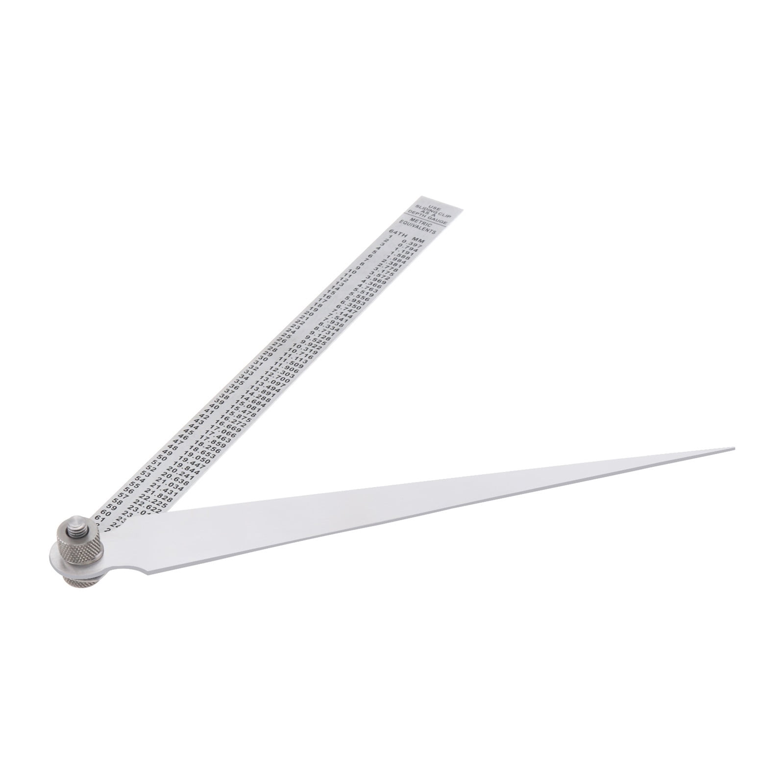 Feeler Gauge Set Welding Taper Gap Gauge Stainless Steel Portable Depth Ruler Hole Inspection Tool Feeler Gauge Measuring Tool ,Easy to Use