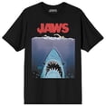 thumbnail image 4 of Jaws Franchise Jaws Comic Crawl Poster ADULT SS Tee on Black Adult Crew Neck Short Sleeve T-shirt - 6XL, 4 of 7