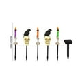 thumbnail image 2 of SXcggal Drag Five Halloween Solar Garden Resin Courtyard Ground Lights Colorful Hand Candles Atmosphere Decorative Lights Practical Basic Garden Lamps For Garden, 2 of 6