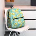 thumbnail image 3 of Wukai Yellow Lemon Versatile Backpack:Spacious,Organized,Comfortable,Ideal for Travel and Everyday Use with Multiple Pockets and Padded Straps, 3 of 8