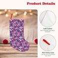 thumbnail image 4 of Lsque cool Skull flower colorful Pattern 18 Inch Christmas Stockings, Festive Holiday Stocking for Christmas Decorations Holiday Decor, 4 of 7