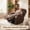 Brown, variant on REHOUSING Adult Faux Leather Living Room Heated Recliners, Brown